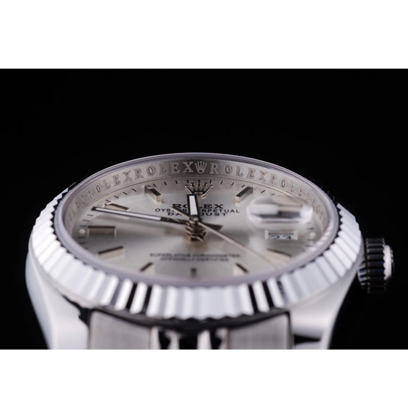 MiroTime 0808 Rolex Datejust Silver Dial Ribbed Bezel 7457